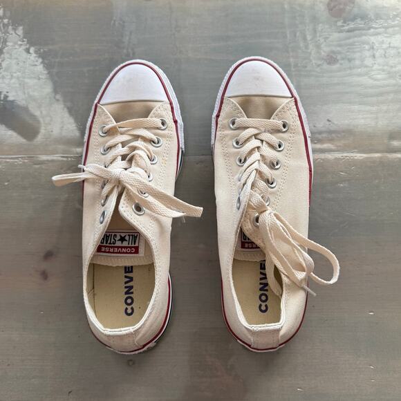 Converse Unisex Natural Ivory Chuck Taylor All Star Canvas Sz 9 - Picture 2 of 16